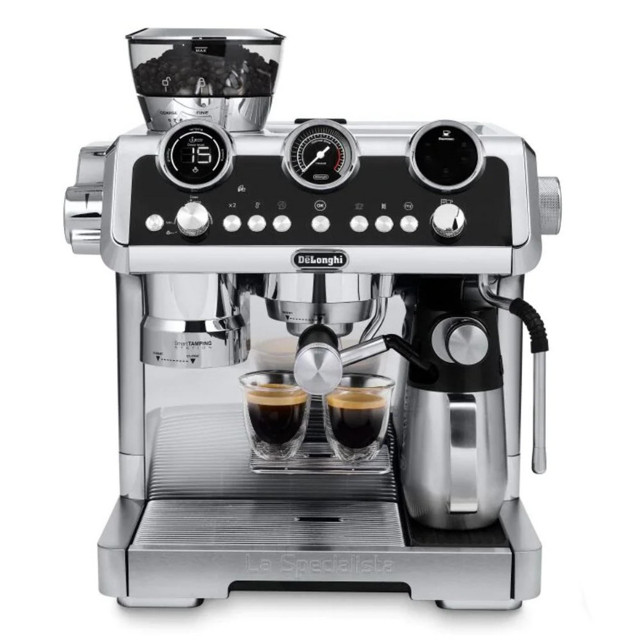 Delonghi Specialista Maestro pump espresso Coffee Machine, 1450W, 2.5L, EC9665 - Silver