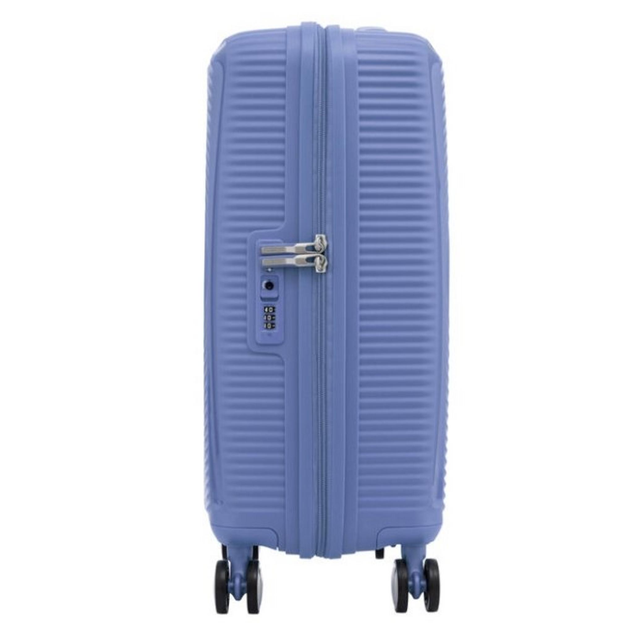 American Tourister Curio 55cm Hard Luggage - Blue