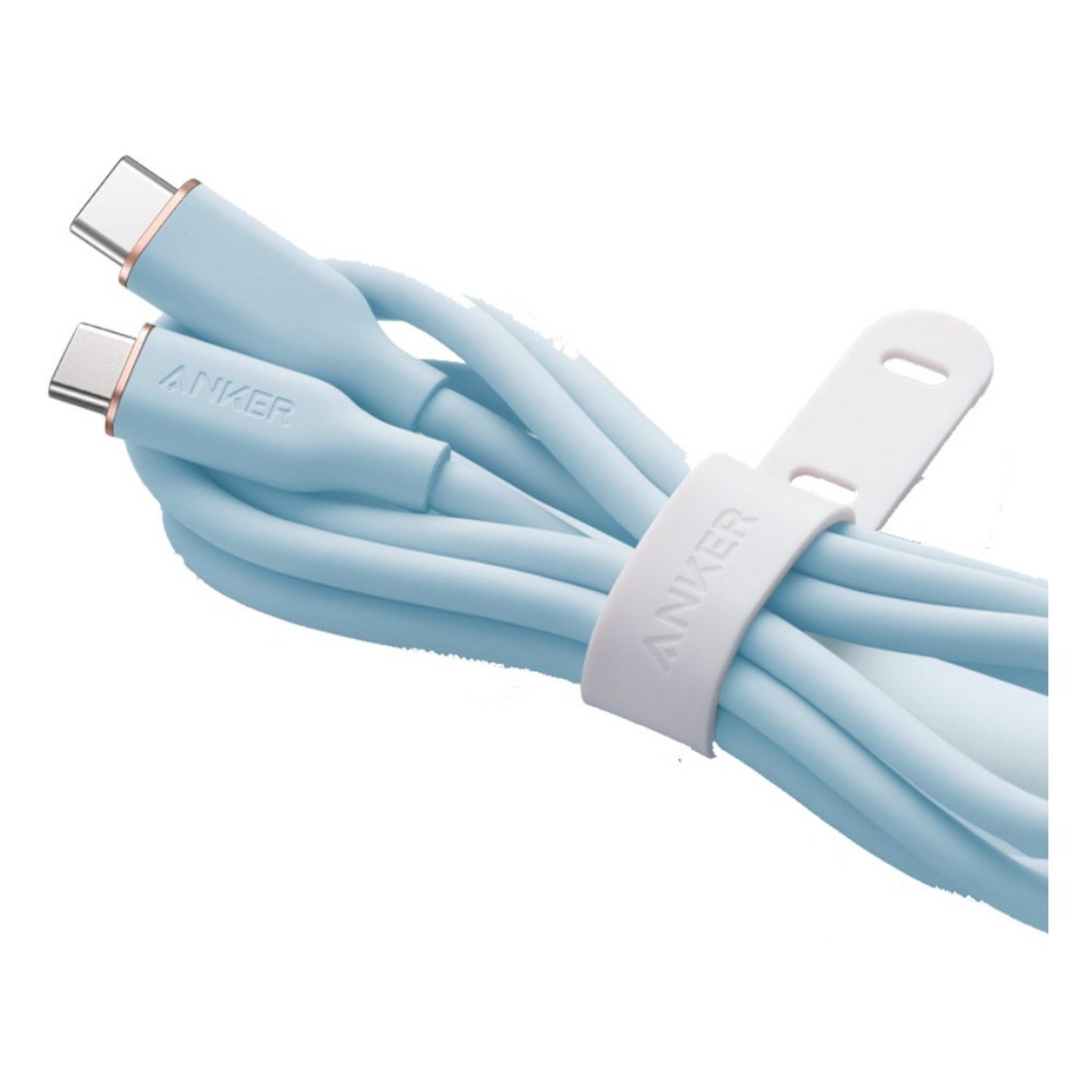 Anker PowerLine III Flow USB-C to USB-C 1.8M Cable - Blue