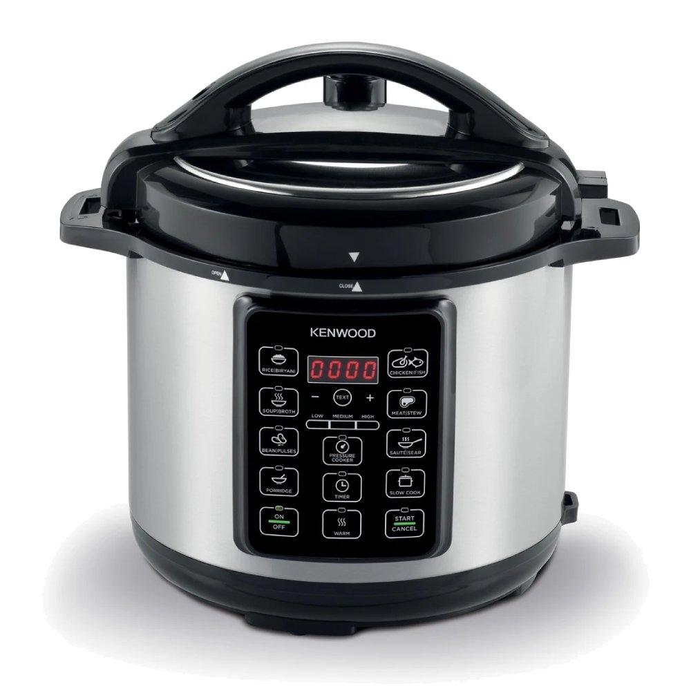Kenwood 1000W, 6L Pressure Cooker - Silver
