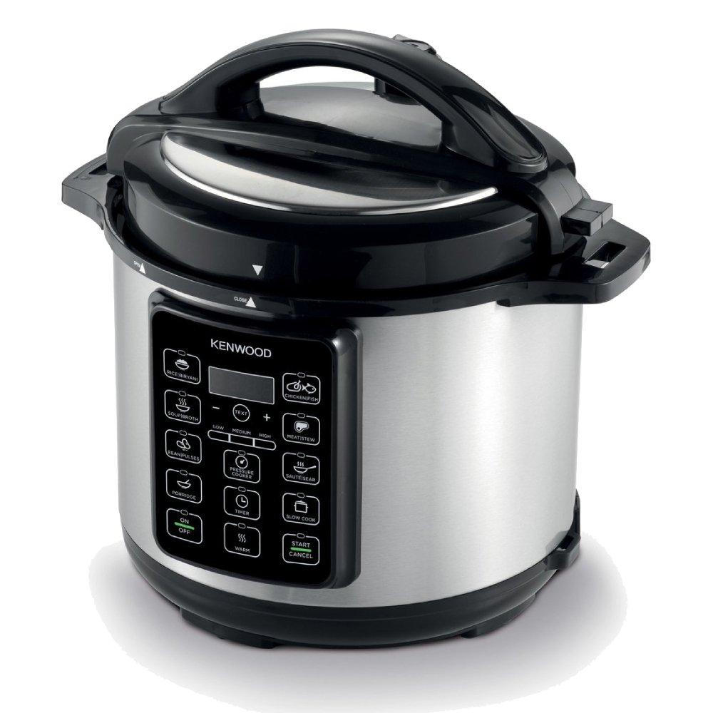 Kenwood 1000W, 6L Pressure Cooker Silver Price Shop Online Xcite KSA