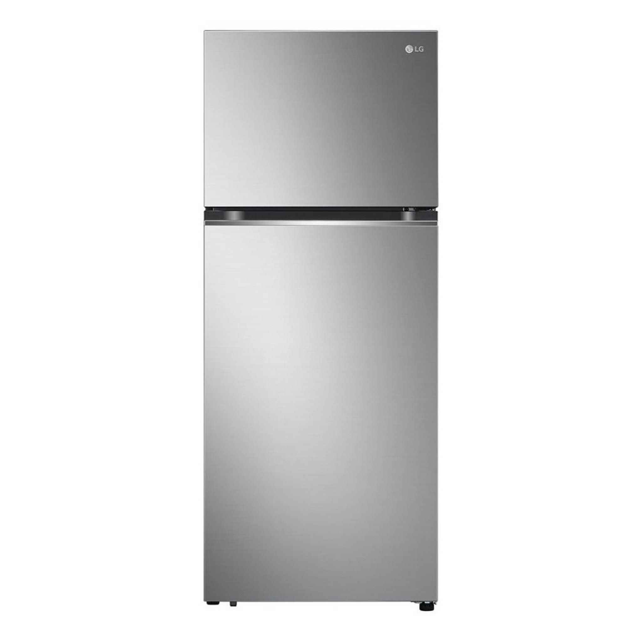 LG 14 CFt Inverter Compressor Top Freezer Refrigerator - Silver (LT15CBBSIV)