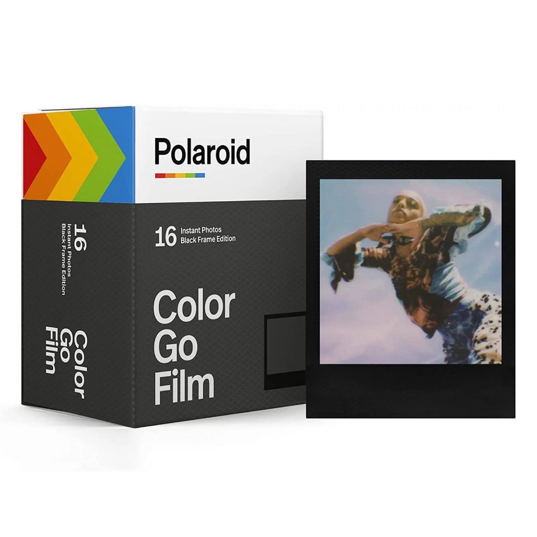 Polaroid Go Color Film - Black Frame Double Pack (16 Photos) (6211) - Only Compatible with Polaroid Go Camera