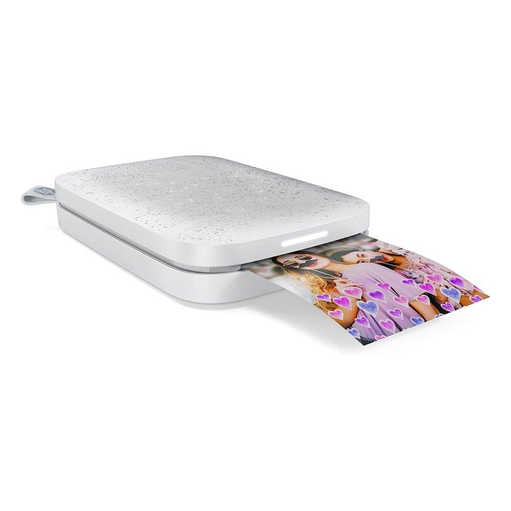 طابعة الصور الفورية اسبوكيت من اتش بي - أبيض