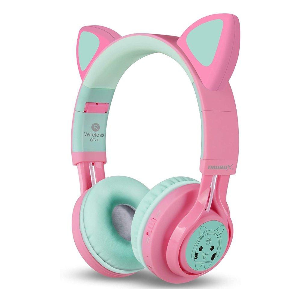 Headphones green and discount pink