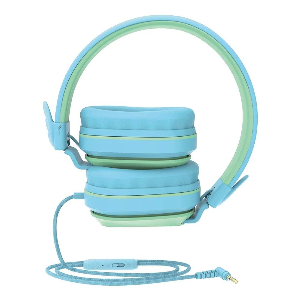 سماعة سلكية للأطفال من ريبوكس - أزرق / أخضر