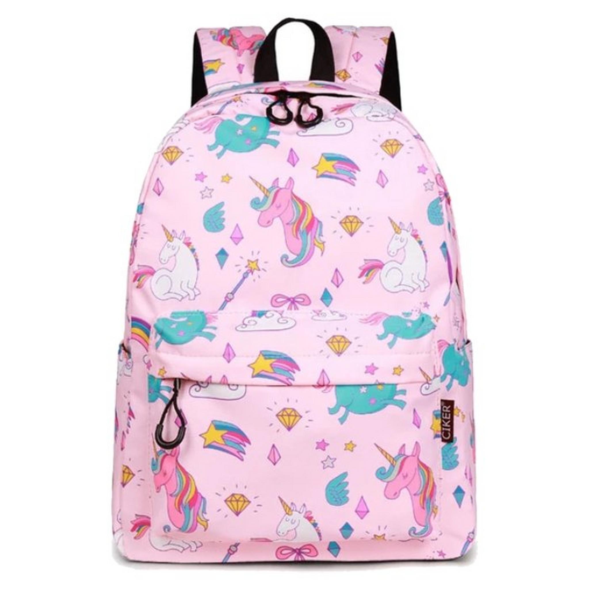 Riwbox Unicorn Leisure Backpack - Pink