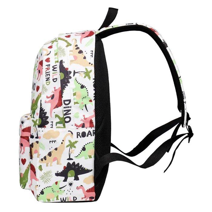 حقيبة ظهر ديناصورات من ريبوكس - أبيض
