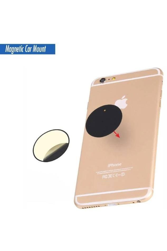 حامل الهاتف للسيارة معدني مغناطيسي من ويزجير - أسود