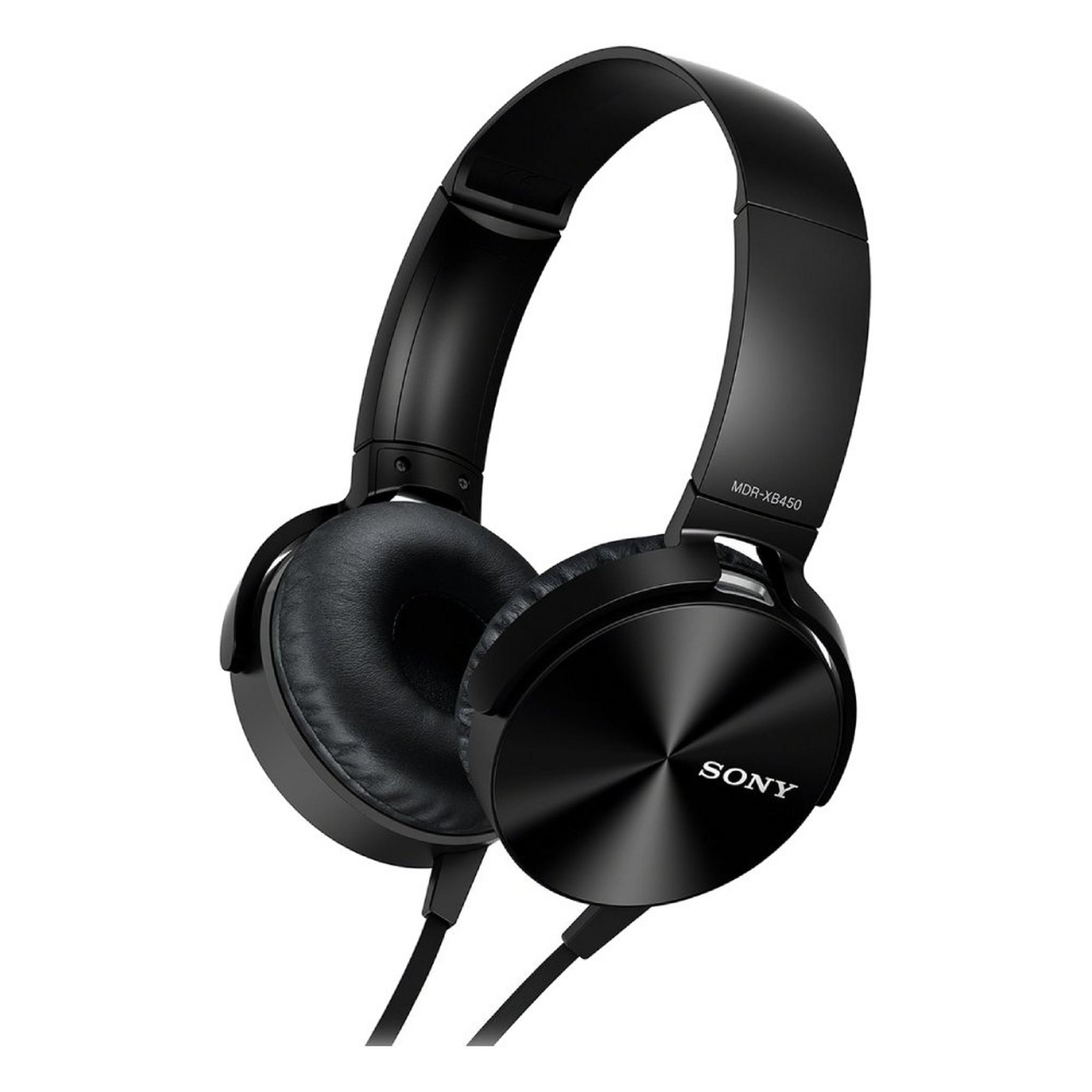 Sony Extra Bass Wired Headphones (MDRXB450AP)  - Black