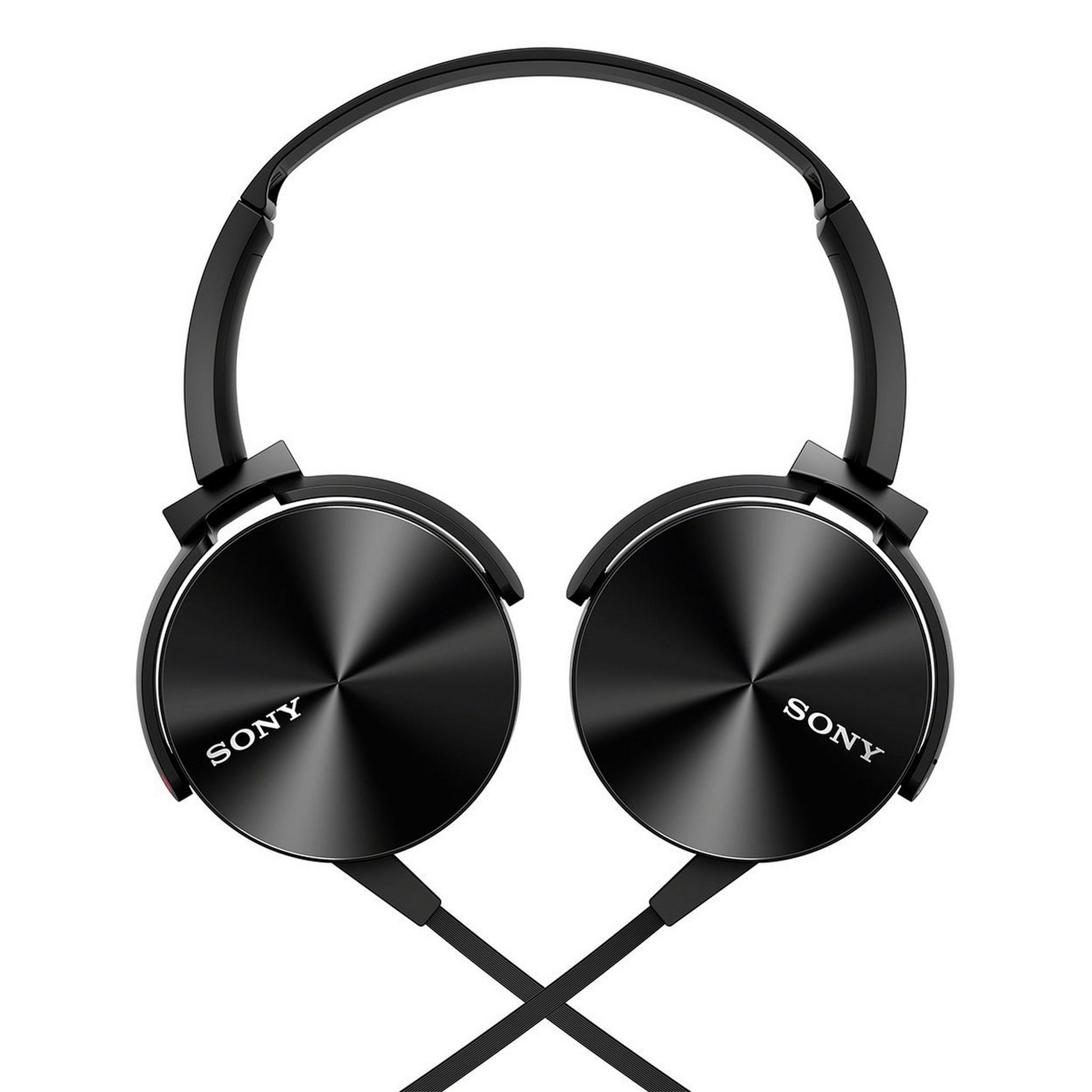 Sony Extra Bass Wired Headphones (MDRXB450AP)  - Black