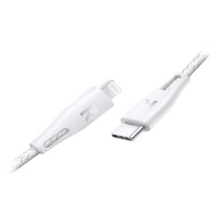 Buy Ravpower type-c to lightning cable 2m nylon | white (rp-cb1018) in Saudi Arabia