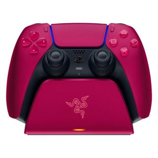Buy Razer universal quick charging stand for ps5 - cosmic red (controller sold separately) in Saudi Arabia