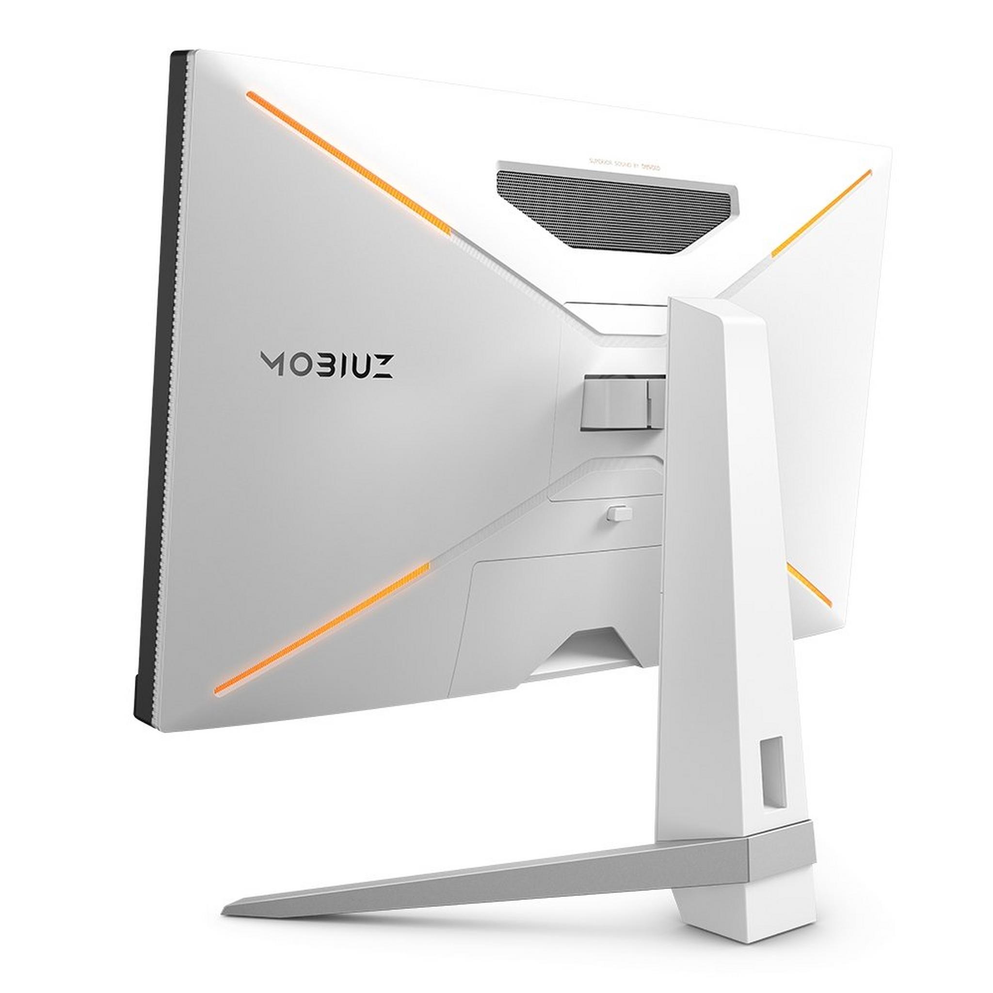 BenQ MOBIUZ 4K UHD Gaming Monitor, 32 inch, HDMI 2.1, 144HZ, 1MS, HDRi (EX3210U) - White