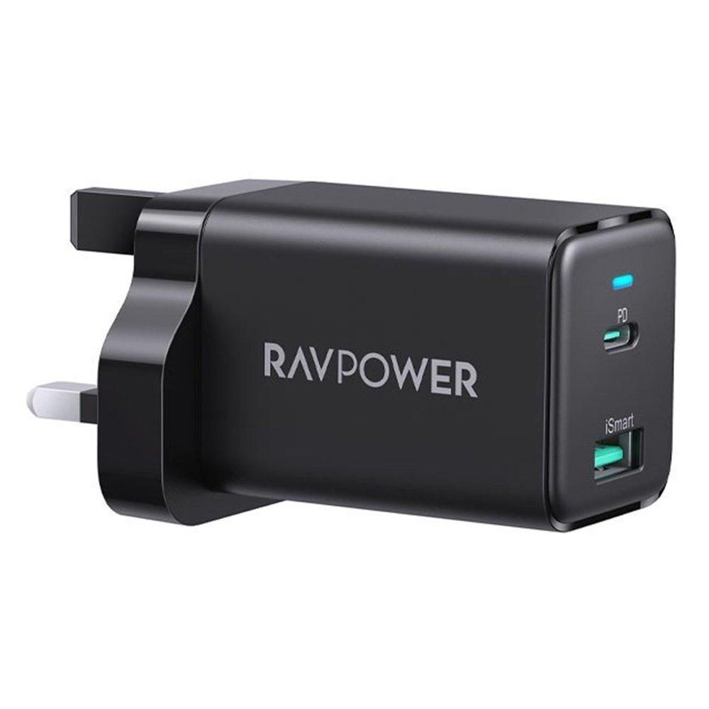 Buy Ravpower 2-port wall charger 45 watts | black in Kuwait