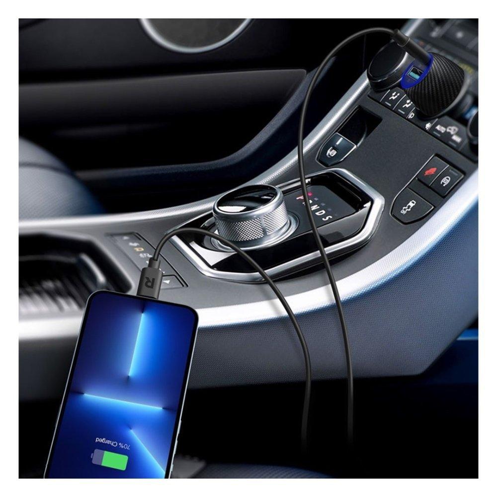 شاحن السيارة راف باور 44 واط (RP-VC030)