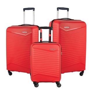 Buy American tourister phoenix spinner hard luggage 3 set (lo4x00 004) red in Kuwait