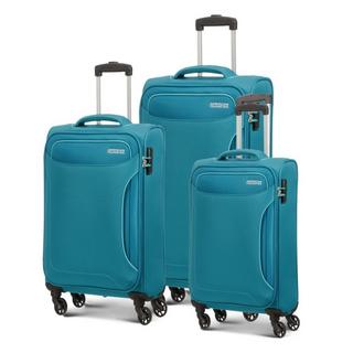 Buy American tourister art holiday (55+68+80) cm soft luggage set - teal in Kuwait