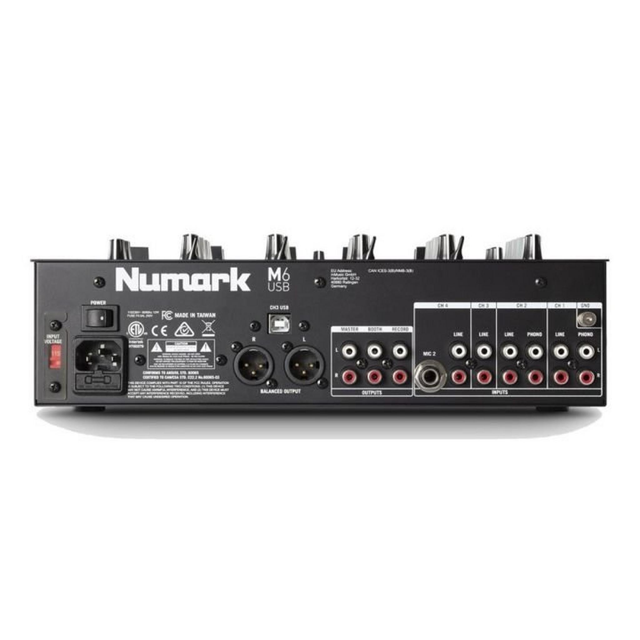 Numark M6 USB 4-Channel USB DJ Mixer