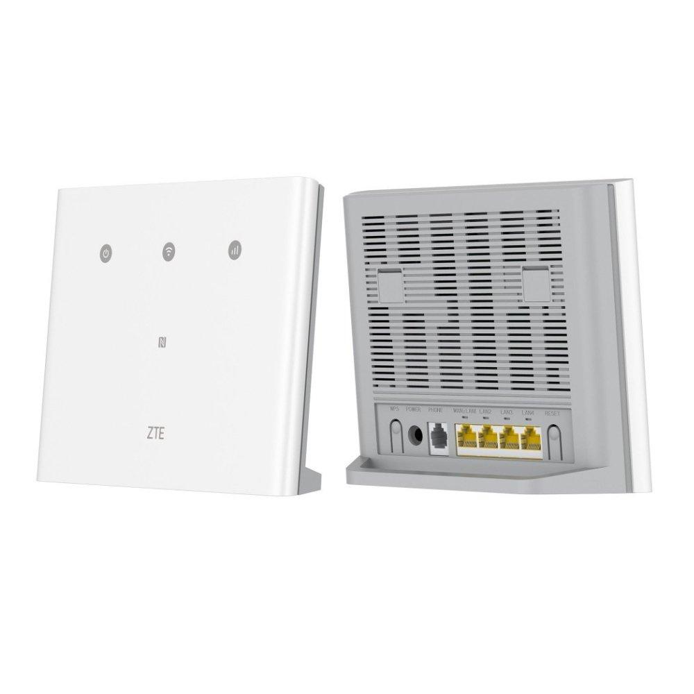 ZTE MF296R 4G LTE CPE WiFi Router White Xcite KSA