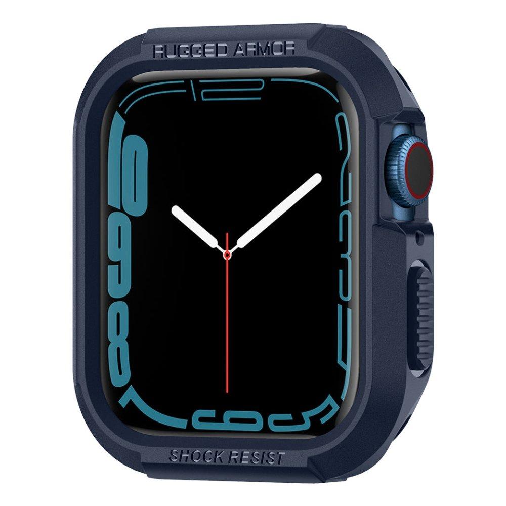 Buy Spigen 44mm rugged case for apple watch 6 / se / 5 / 4 - navy blue in Saudi Arabia