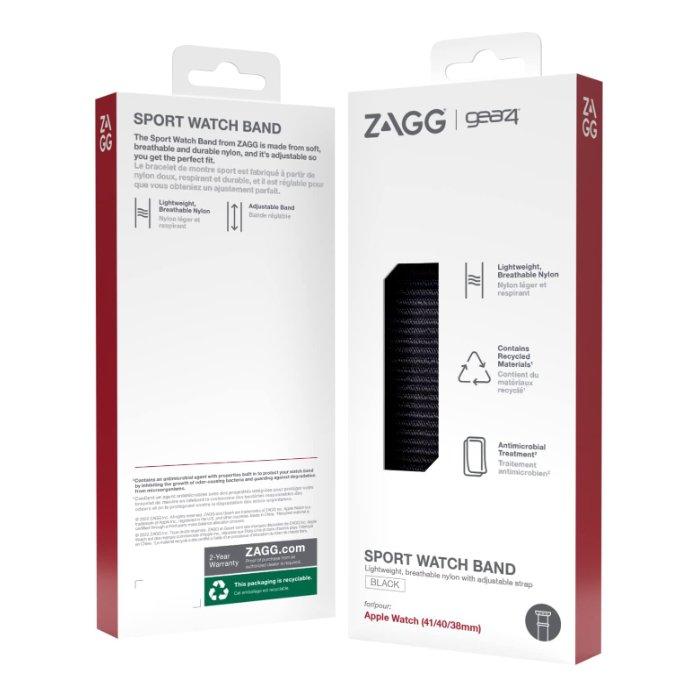 سوار ساعة ابل رياضي جير4 41/40/38 ملم – أسود