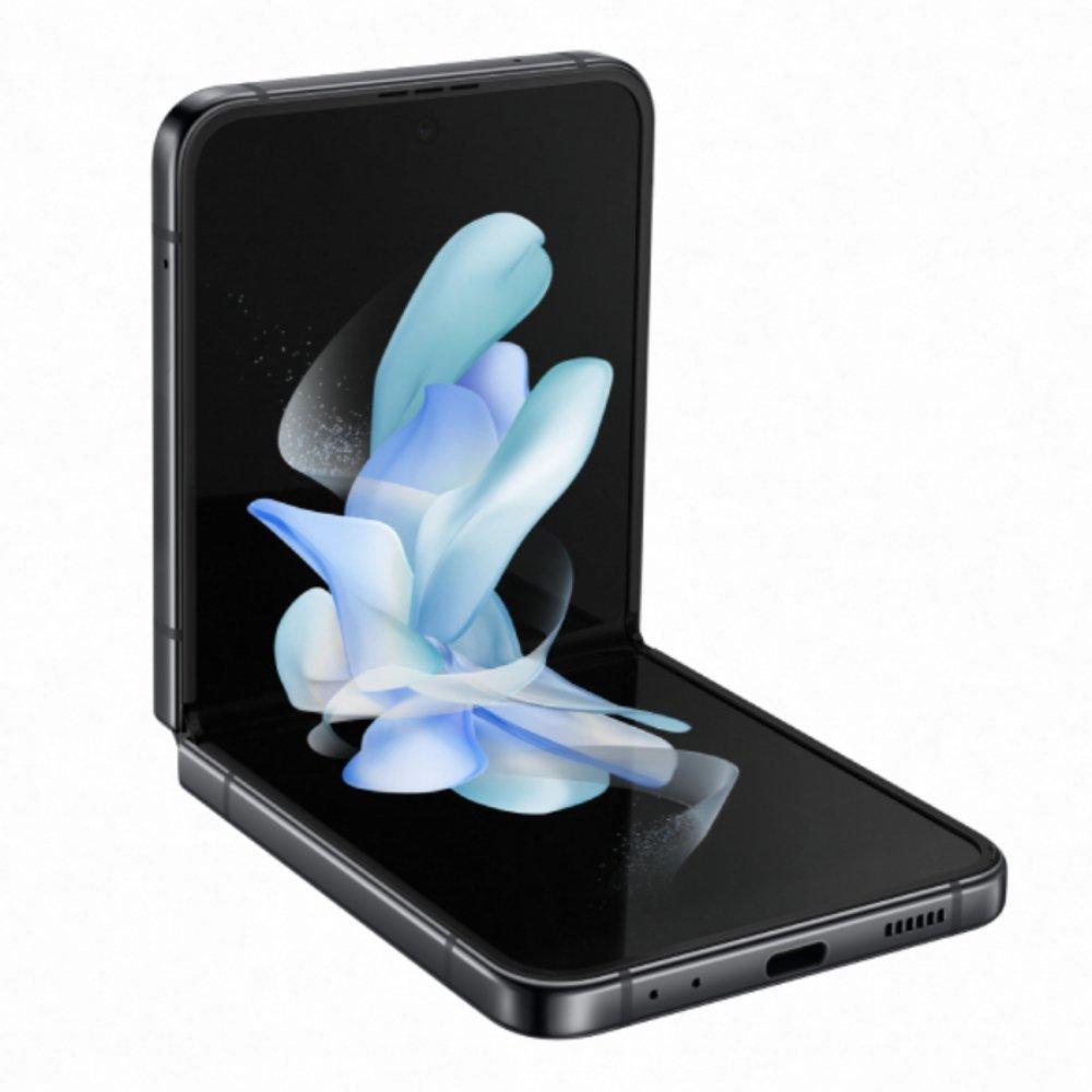 Buy Samsung galaxy z flip 4 5g 128gb phone - graphite in Kuwait