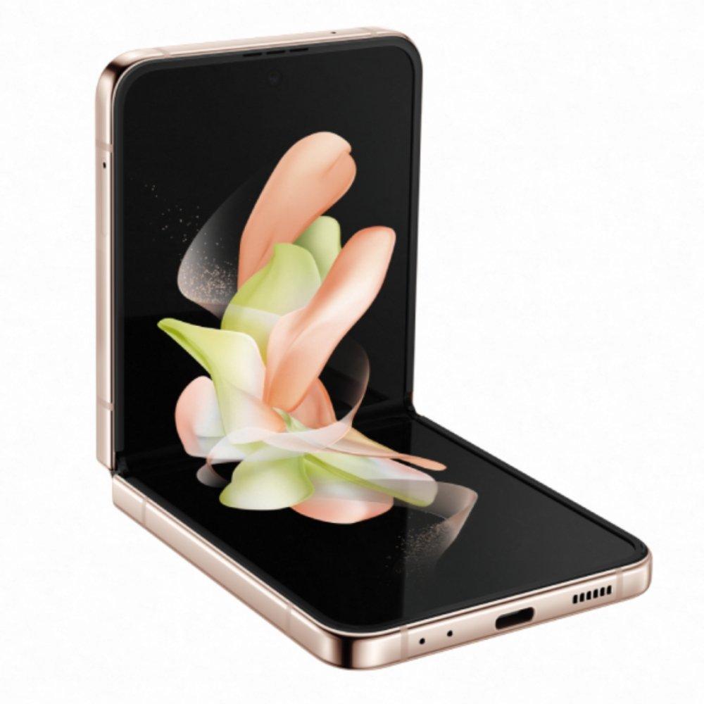 Buy Samsung galaxy z flip 4 5g 256gb phone - pink gold in Kuwait