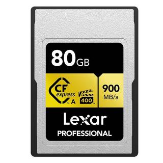 Buy Lexar professional cfexpress type a card gold series, 80gb -  lcagold080g-rneng in Kuwait