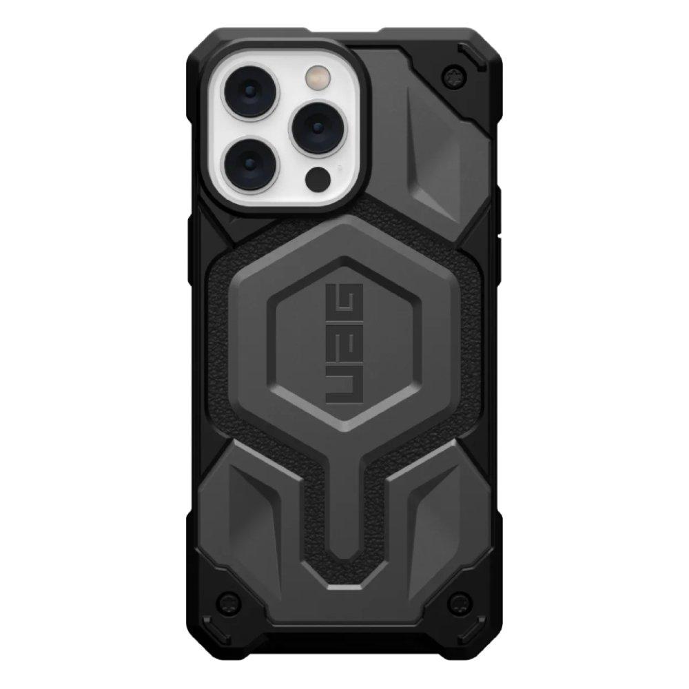 Buy Uag monarch pro case w/magsafe for iphone 14 pro - silver in Kuwait