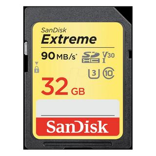 Buy Sandisk extreme sd uhs i 32gb card 100mb/s read & 60mb/s write in Kuwait