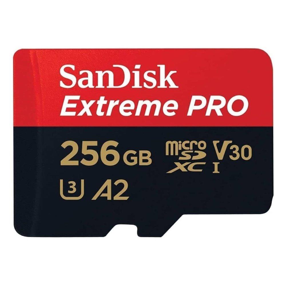 Buy Sandisk 256gb extreme pro® microsd™ uhs-i card with adapter in Kuwait