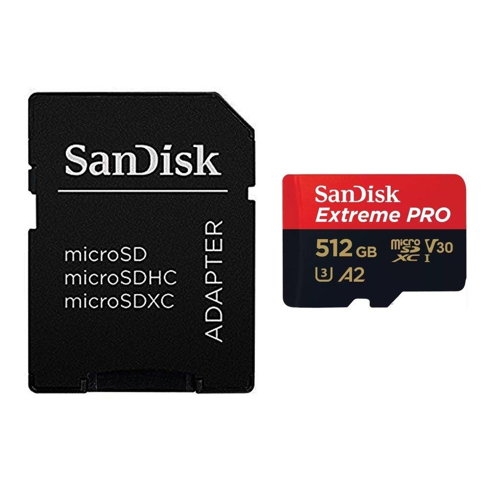 SanDisk 512GB Extreme PRO® microSD™ UHS-I Card with Adapter