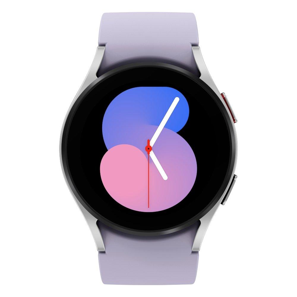 Samsung Galaxy Watch 5, 40mm, Rubber Strap - Silver