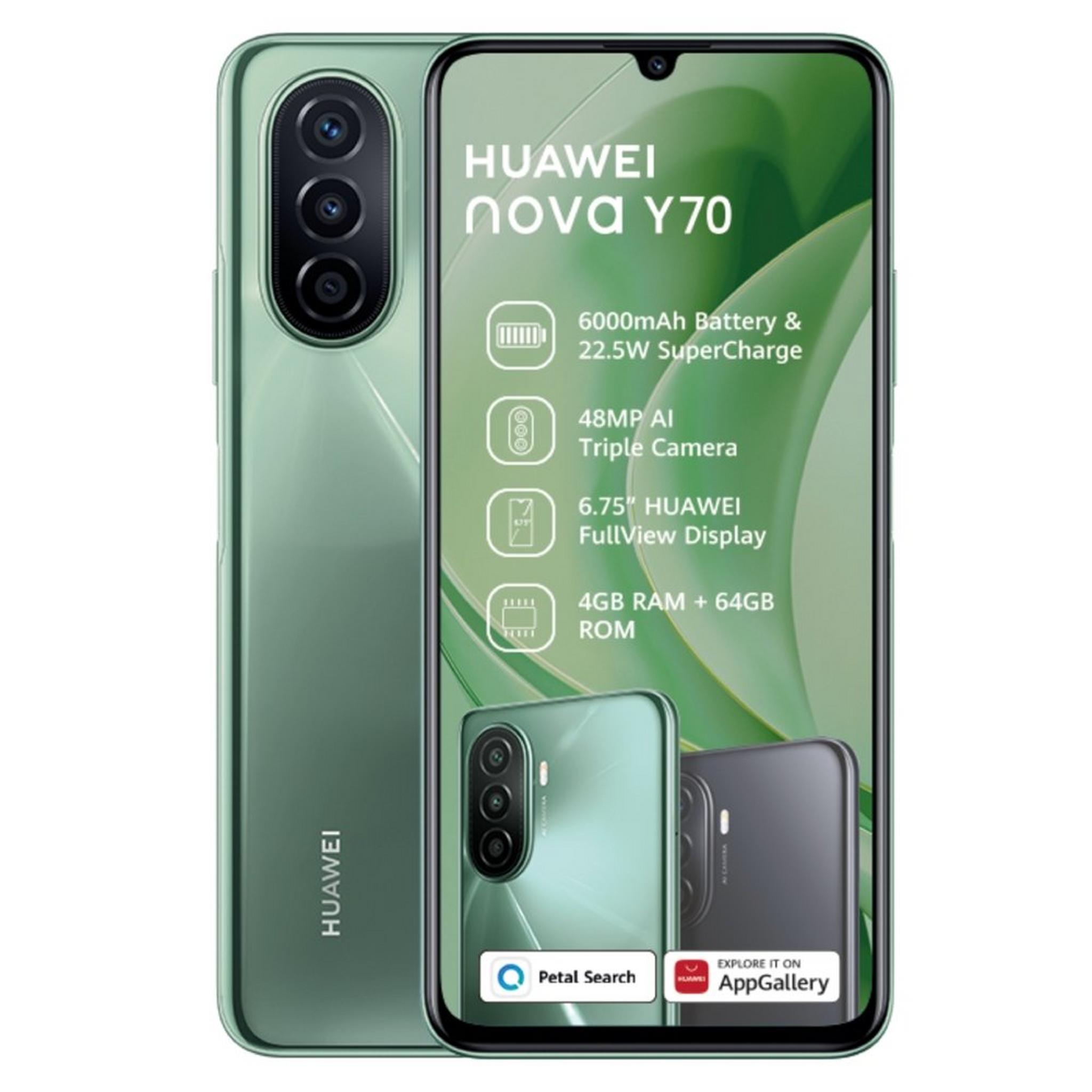 Huawei Nova Y70 64GB 4GB RAM Crush Green
