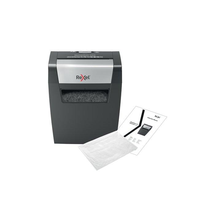 Rexel Momentum X308 Cross Cut Paper Shredder, 2104570 – Grey