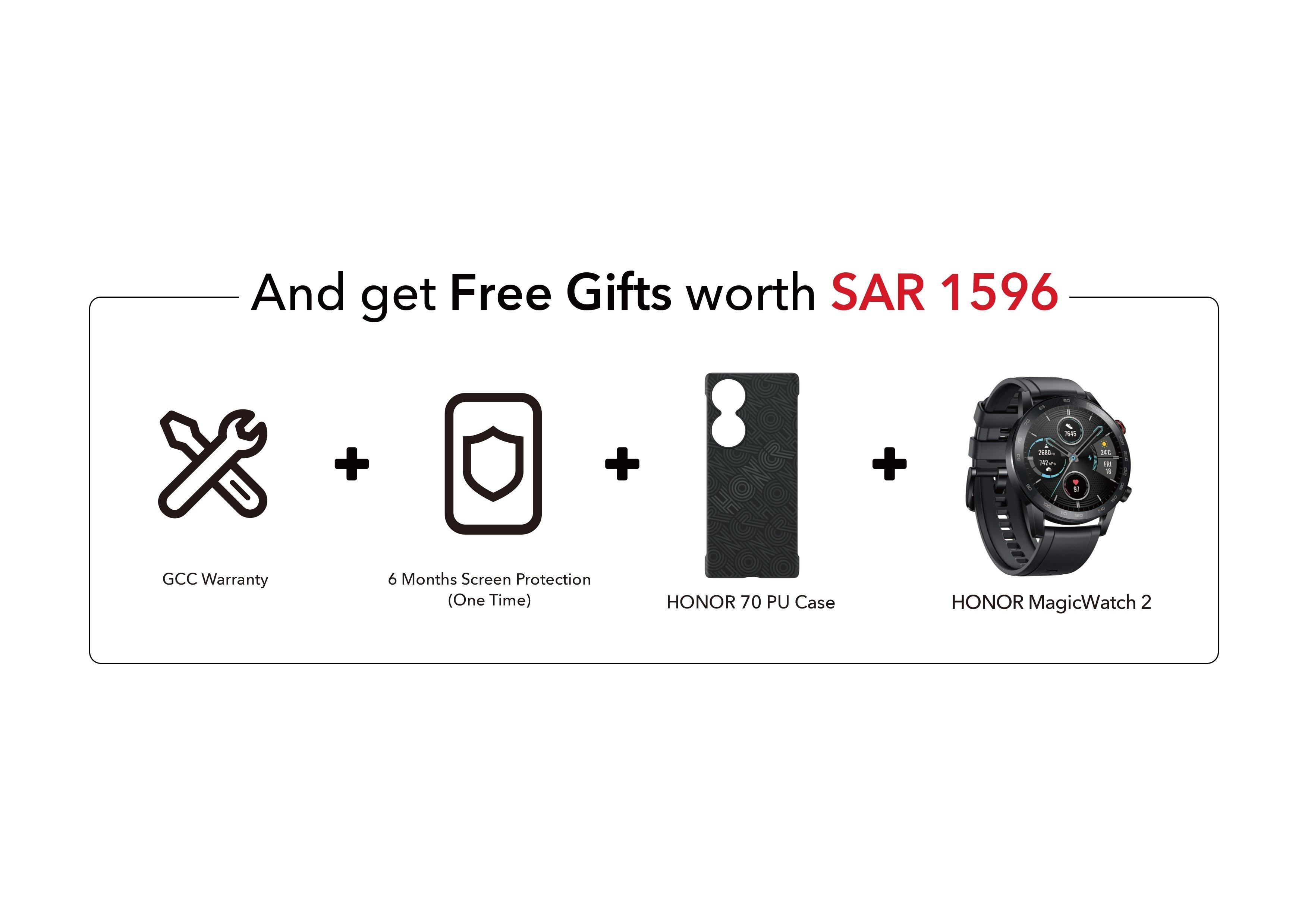 Pre Order Honor 70 5G 256GB Phone - Midnight Black