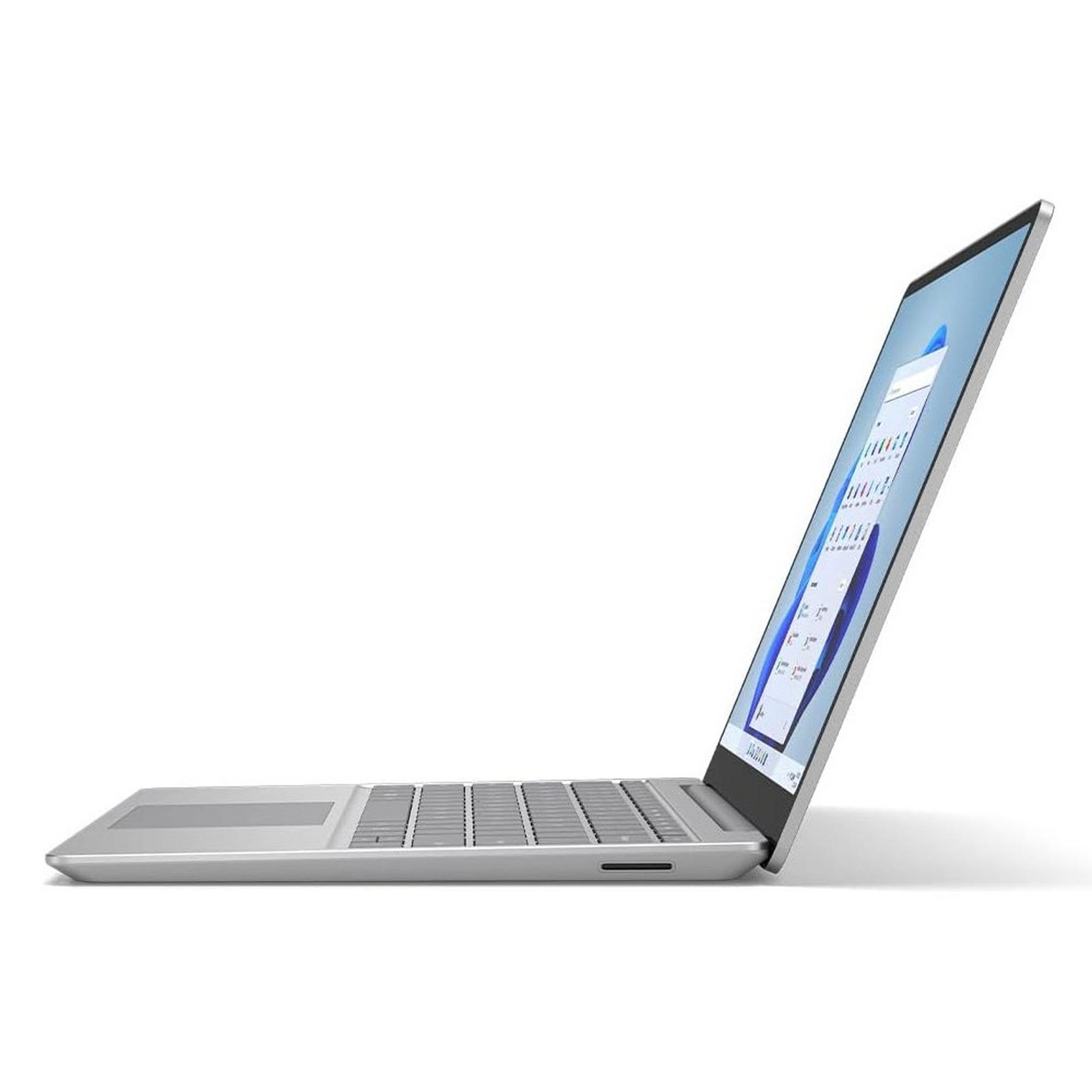 Microsoft Surface Laptop Go 2, Intel Core i5 11th Gen, 8GB RAM, 256GB SSD, 12-inch - Platinum