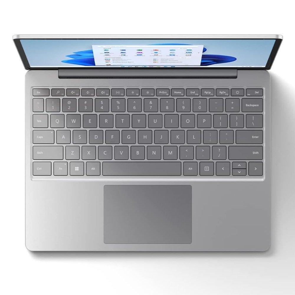 Microsoft Surface Laptop Go 2, Intel Core i5 11th Gen, 8GB RAM, 256GB SSD, 12-inch - Platinum
