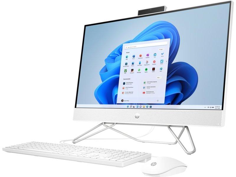 HP 24-CB1008NE Intel Core i5 12th Gen, 8GB RAM,512GB, 23.5-inch All-in-One Desktop - White