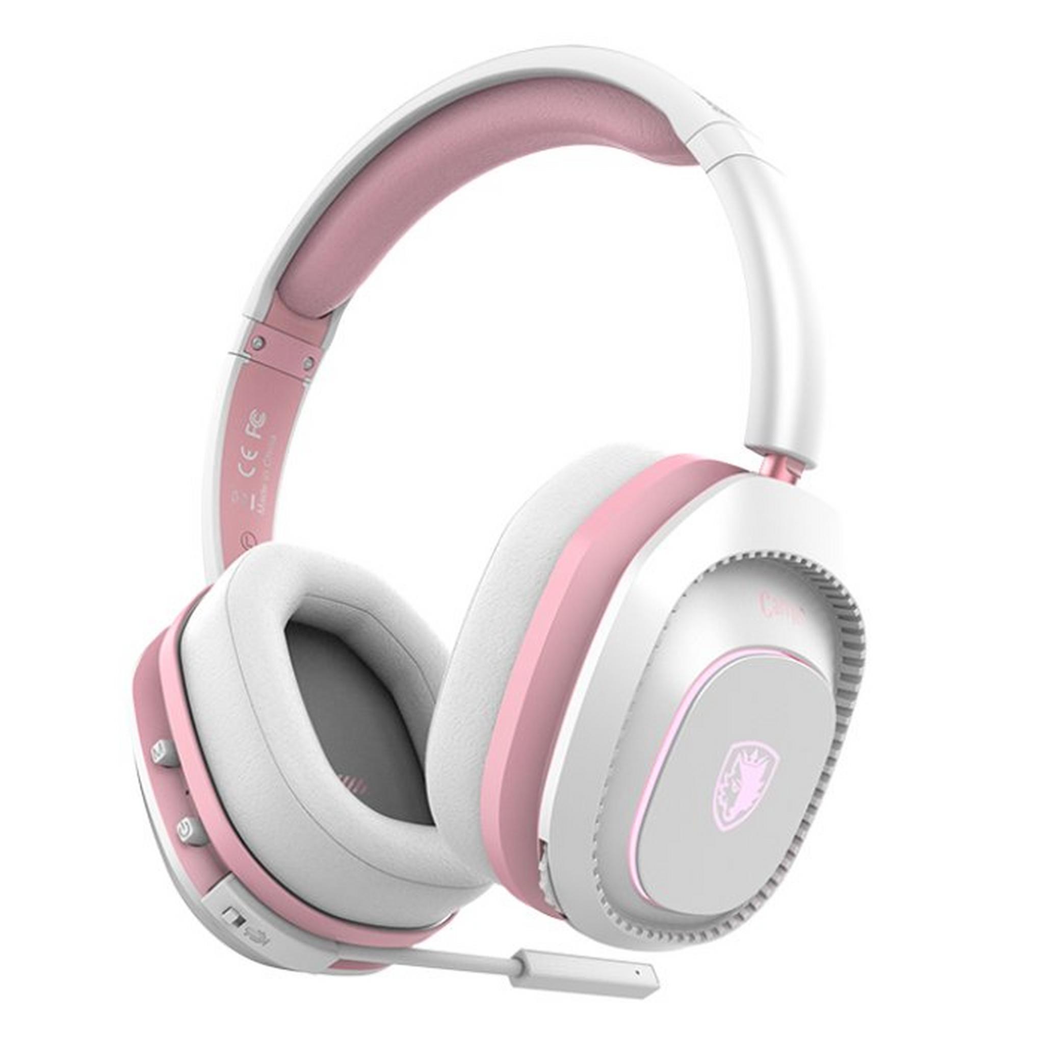Sades Wireless Gaming Headset, SA-203 - Pink