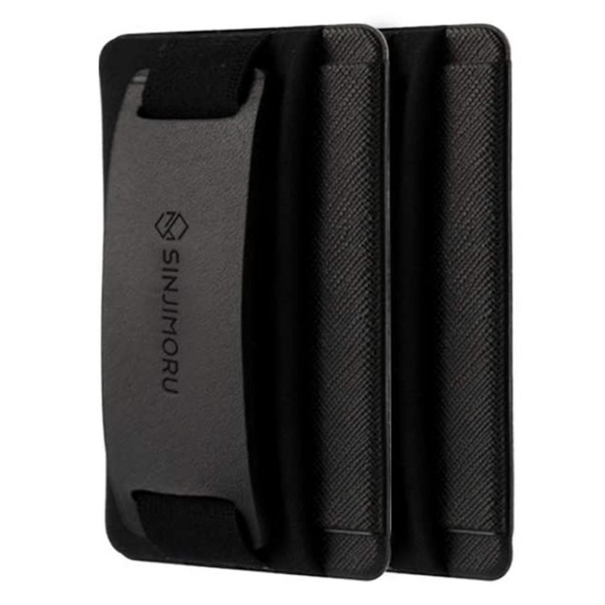 Sinjimoru Magnetic Wallet and Phone Grip Stand for Magsafe | Black