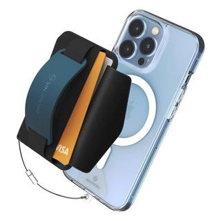 Buy Sinjimoru magnetic wallet and phone grip stand for magsafe | blue in Kuwait