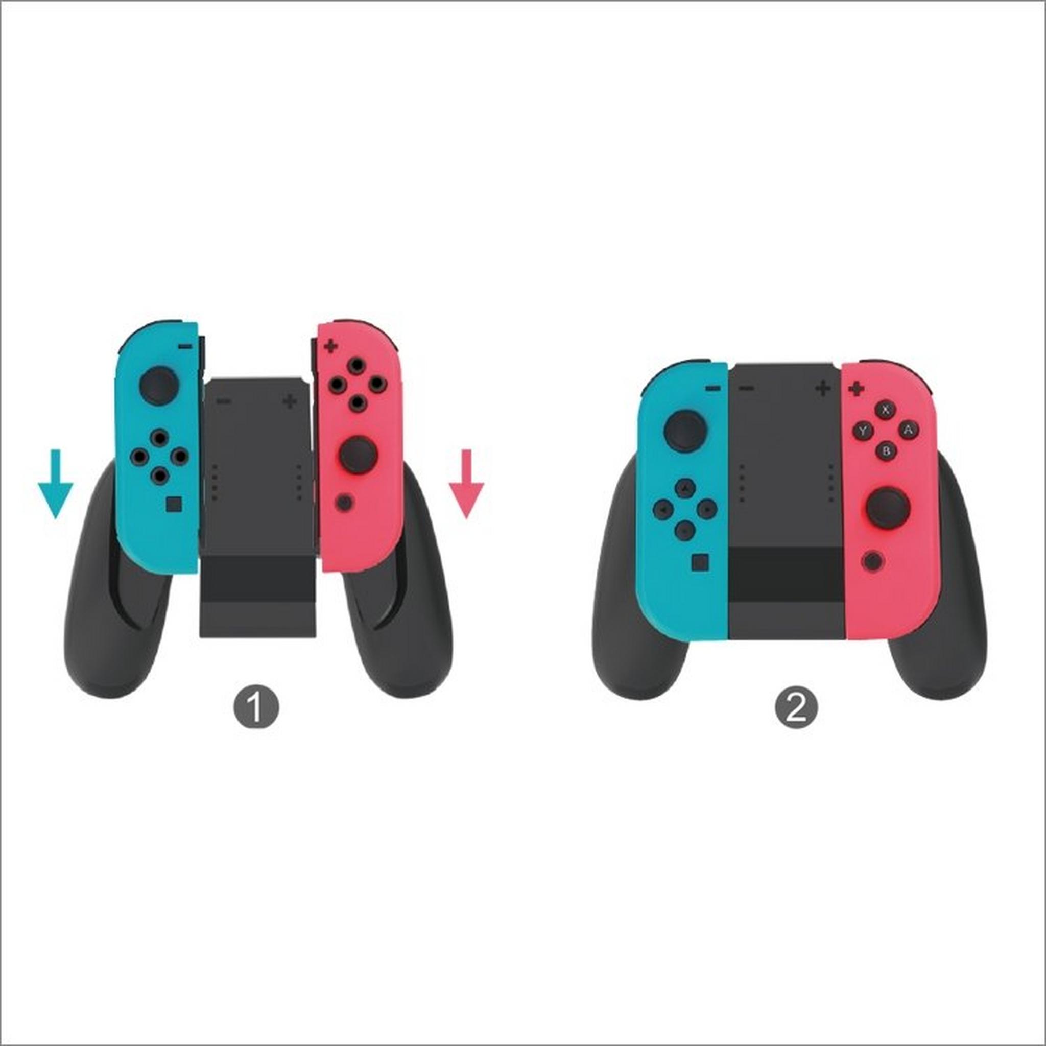 Dobe Charging Grip with 1800mAh Battery Stand Holder For Nintendo Switch Joy Cons Charger