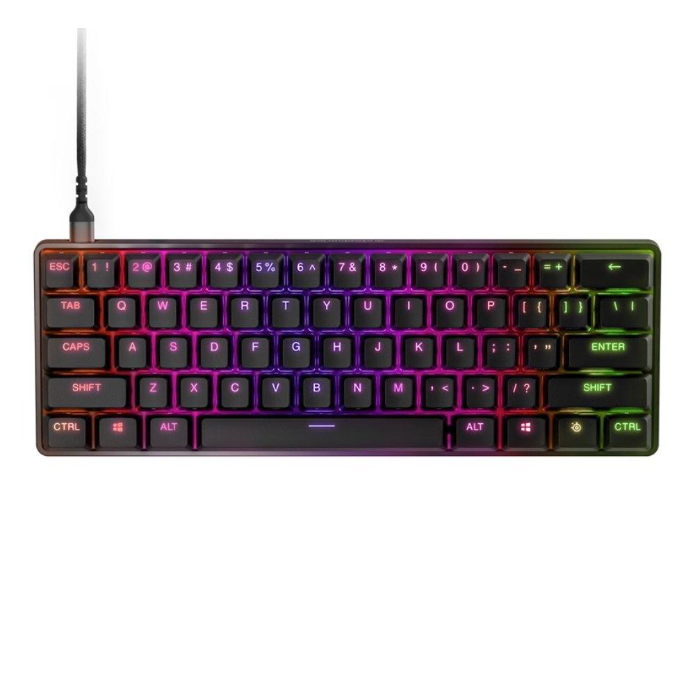 لوحة مفاتيح الألعاب ستيل سيريس أبيكس 9 ميني يو إس - أسود