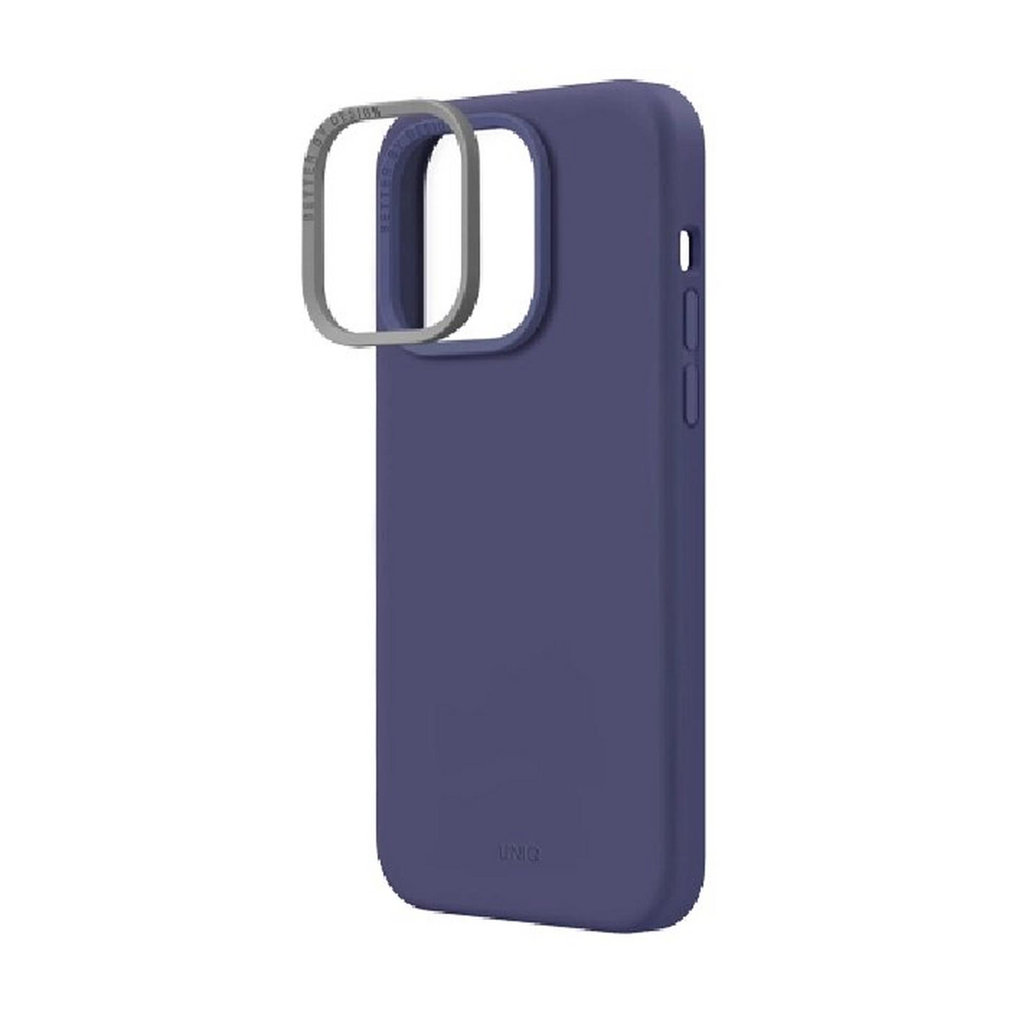 Uniq Hybrid Lino Case for iPhone 14 Pro - Purple