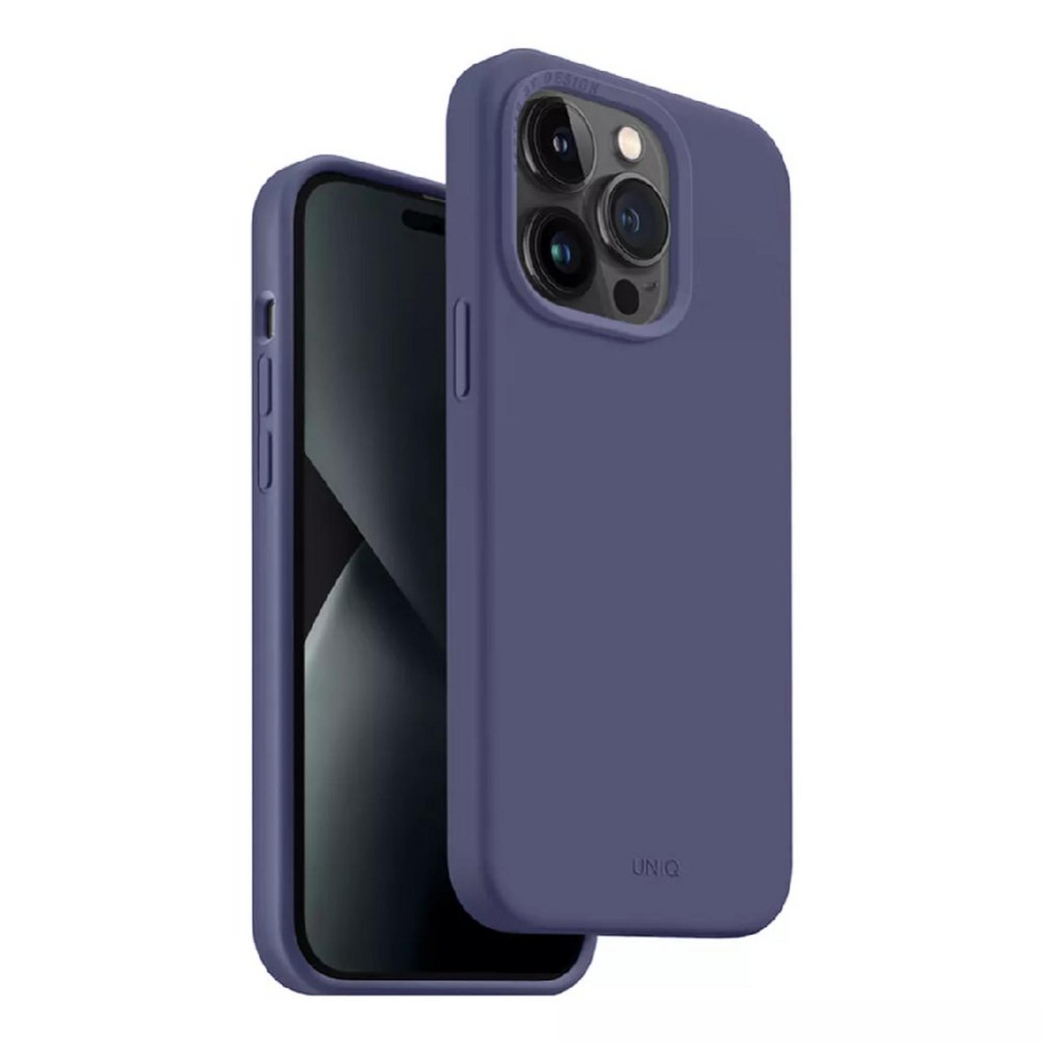Uniq Hybrid Lino Case for iPhone 14 Pro Max – Purple