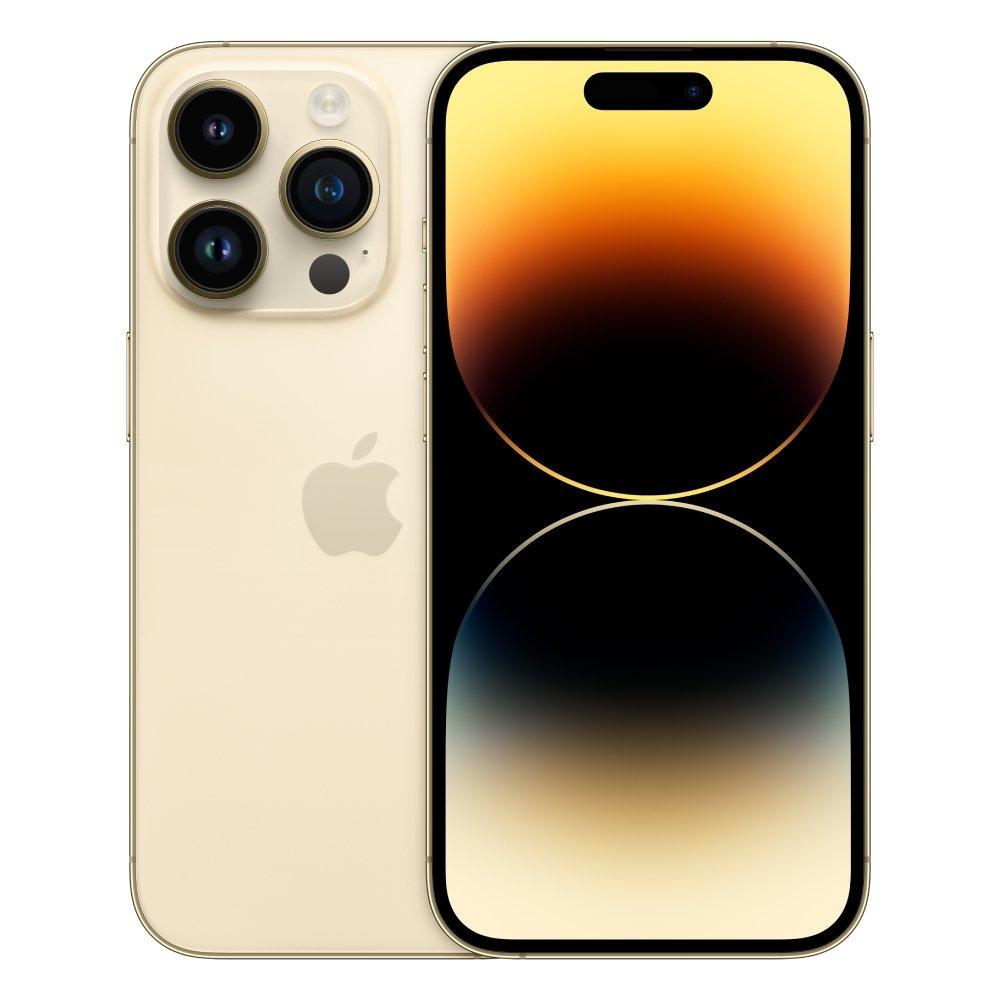 Buy Apple iphone 14 phone pro, 6. 1-inch, 256gb, 6g ram, 5g – gold in Saudi Arabia