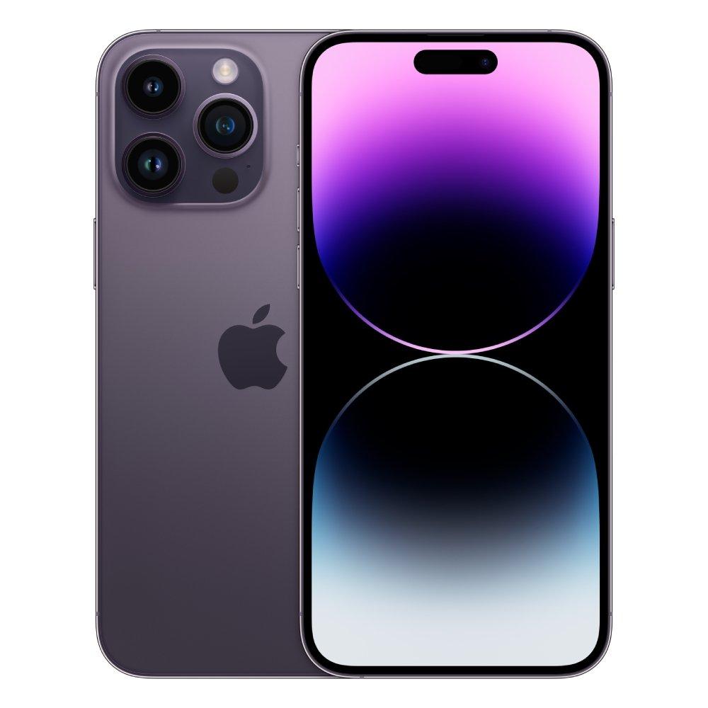 Buy Apple iphone 14 pro max 5g 128gb - deep purple in Kuwait