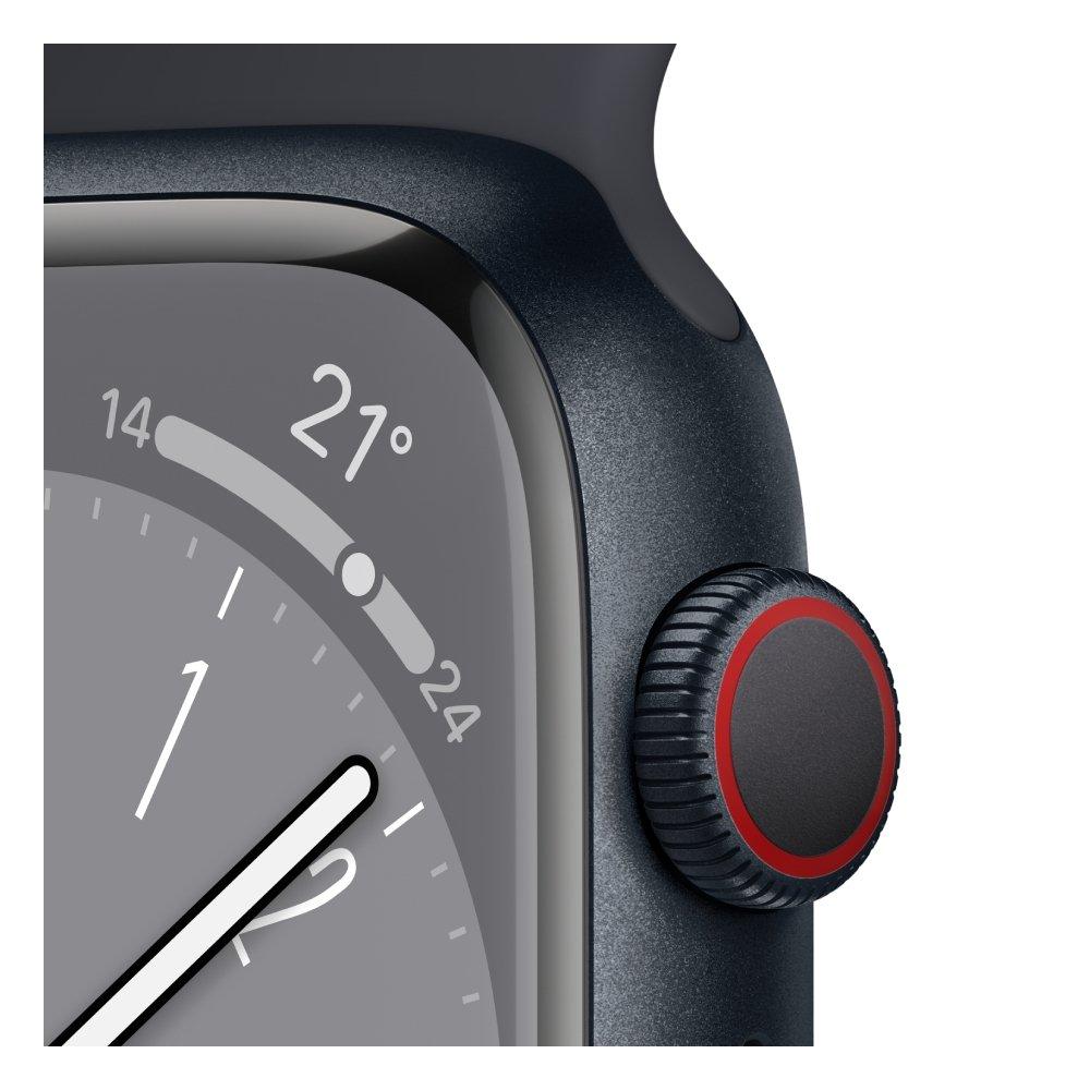 Pre Order Apple Watch S8 Cellular 45mm - Aluminum Case with Midnight Sport Band